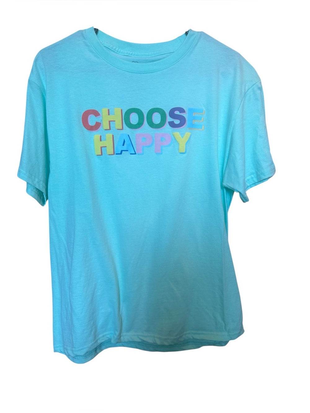 Rebellious One Mint "Choose Happy" Short Sleeve Tee